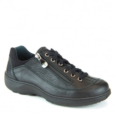 Portofino Black Laced Shoe