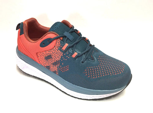 Propet Ultra Womens Sneaker Teal/Coral