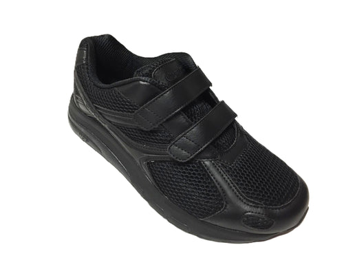 Cambrian Ultra Trainer Mens Blk Velcro EE