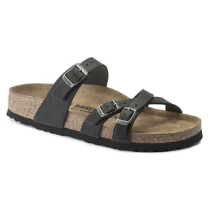 Birkenstock Franca Oiled Leather Black (W)(R)