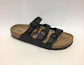 Birkenstock Florida Soft Footbed Black Birko-Flor Narrow (N)(S)