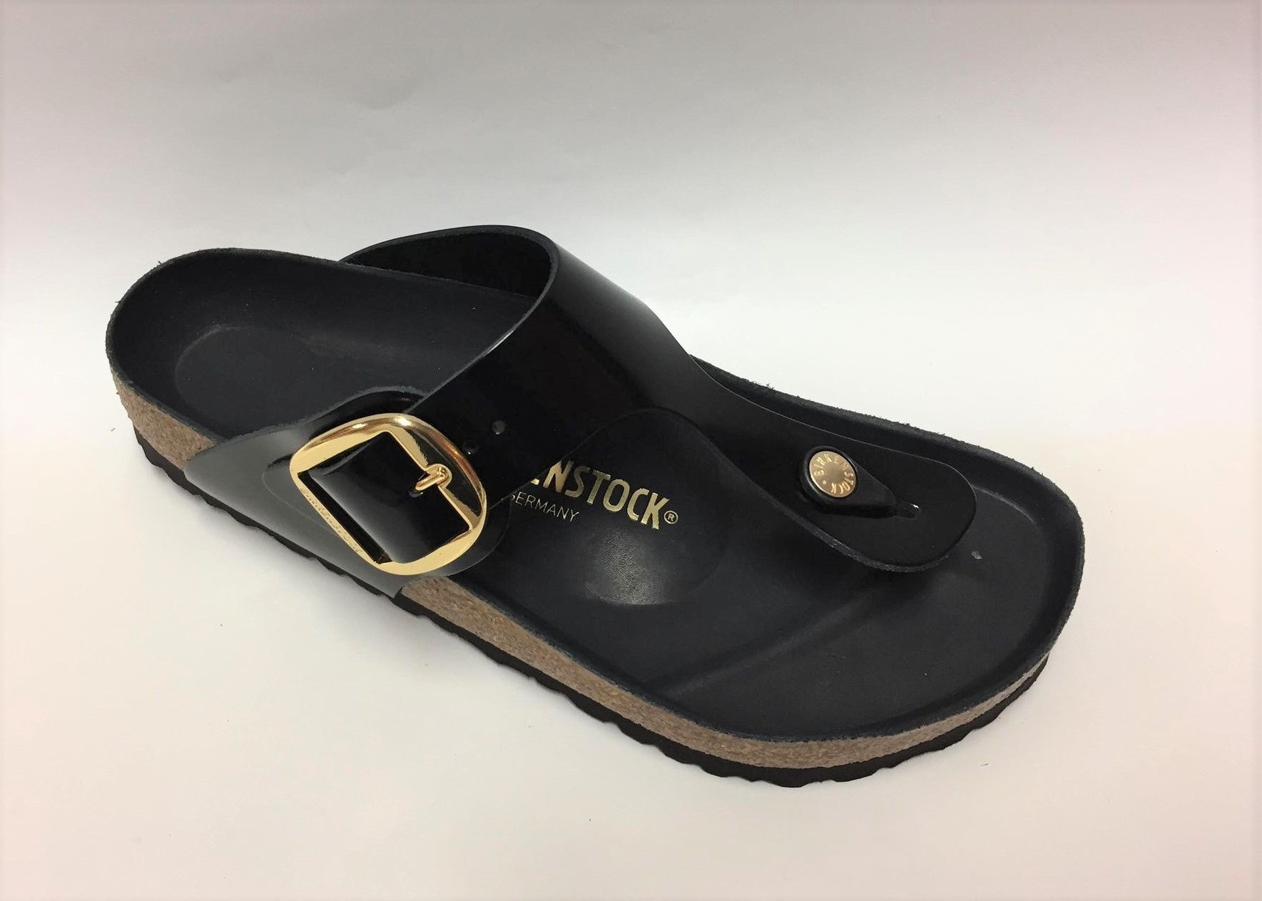 Birkenstock Gizeh BB High Shine HEX Black (W)(R)