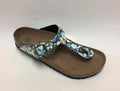 Birkenstock Gizeh Birko Flor Sum Flor Navy VEG (W)(R)