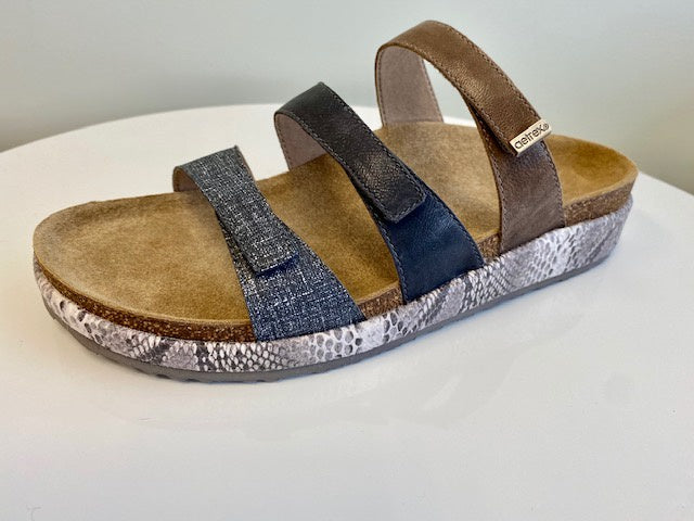 Aetrex Isabelle Slide Navy Multi