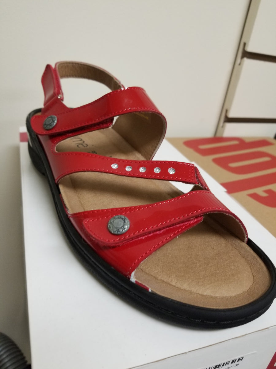 Biotime Ava Red Sandal – HealthWalks Inc