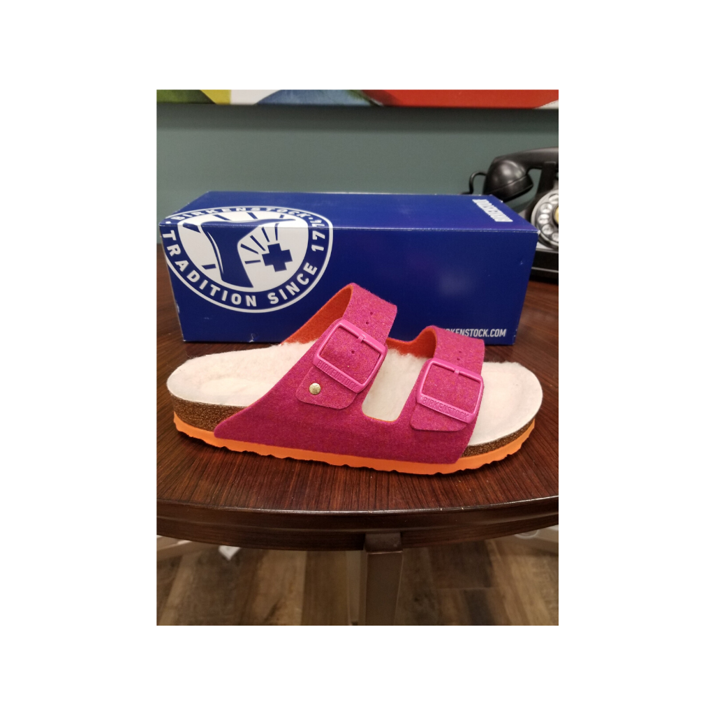 Size 38 only - Birkenstock Arizona Doubleface Wool (N)(R)