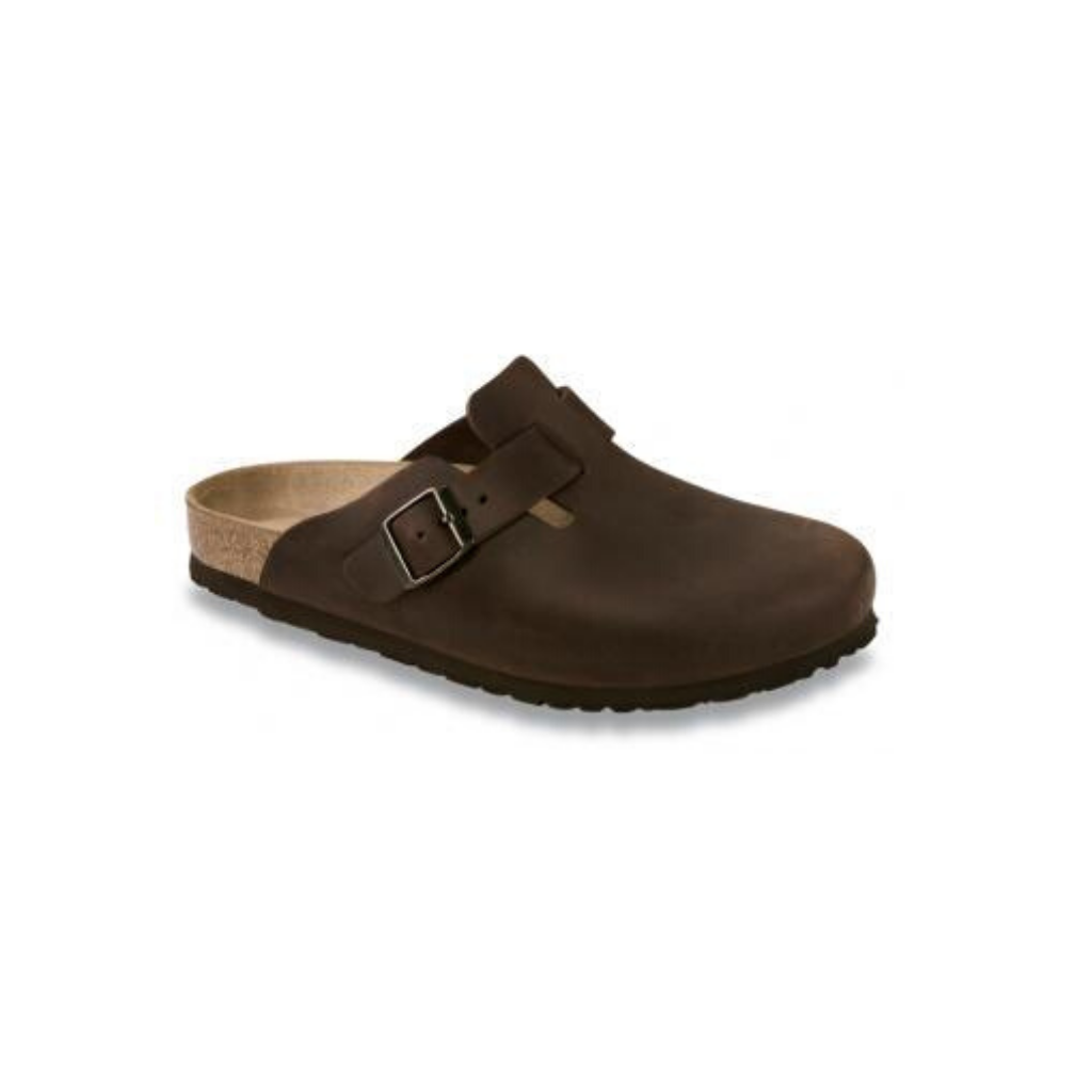Birkenstock Boston Clog Havana Leather (W)(R)