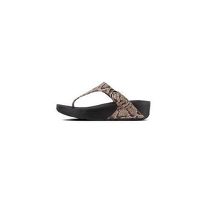 FitFlop Skinny Snake Print Taupe