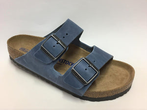 Arizona Soft Footbed Oiled Leather Blue (R)(S)