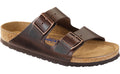 Birkenstock Arizona Soft Footbed Dark brown Amalfi Leather (W)(S)