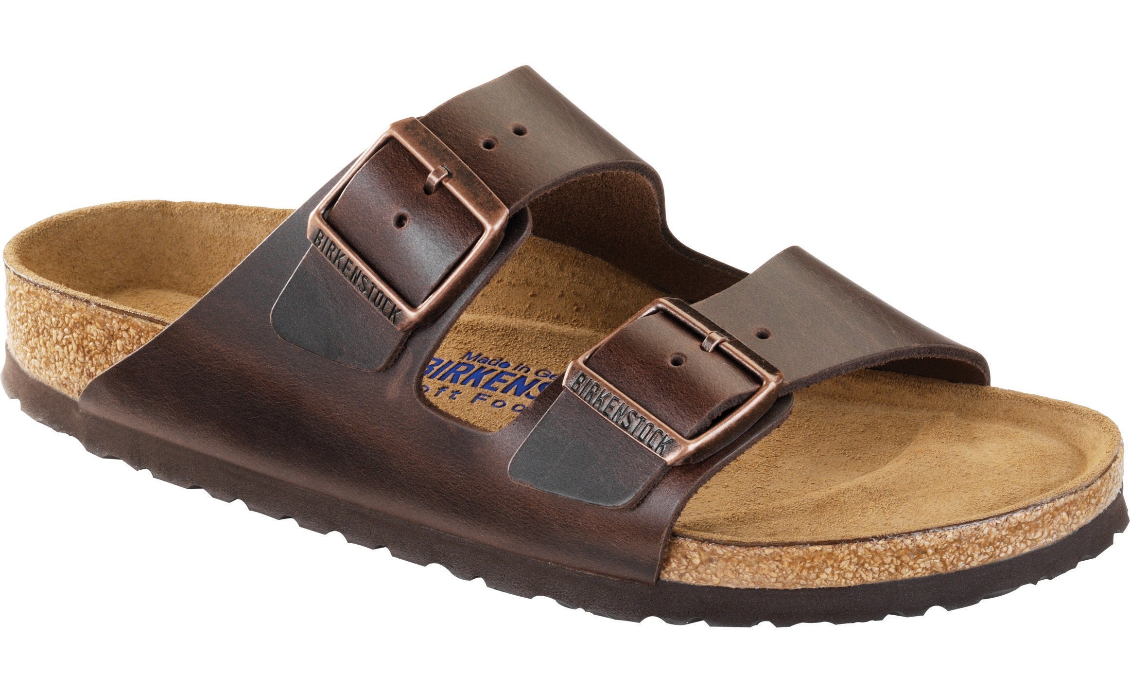 Birkenstock Arizona Soft Footbed Dark brown Amalfi Leather (W)(S)